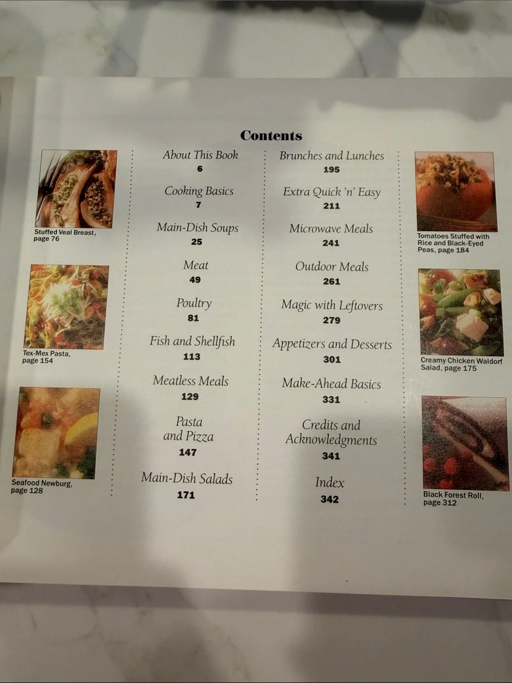 Reader's Digest One Dish Meals Made Easy Cookbook 1991 Hardcover